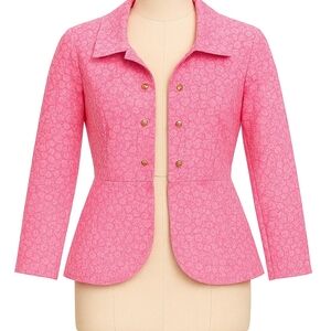 Fairycore Barbie. Bubblegum Pink Dress Blazer with Soft Textured Finish Size 1XL